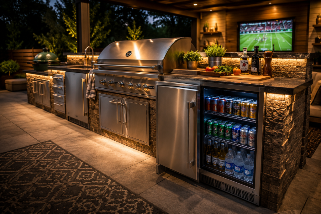 Best outdoor stainless steel refrigerators for backyard kitchens and BBQ entertaining
