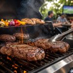 Best budget grills under $500 cooking burgers and steaks during a backyard cookout