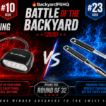 Broil King vs OXO Battle of the Backyard Championship Series featuring the Broil King LED Grill Light competing against the OXO Outdoor Grilling Turner and Tongs Set